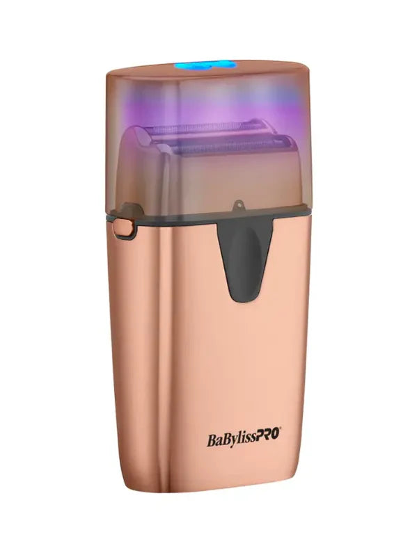 BaBylissPRO UV-Disinfecting Rose Gold Double-Foil Shaver