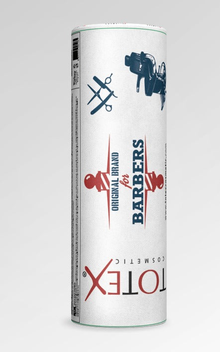 Totex Professional Neck Strips – Premium Cellulose with Full-Glue Hold (5 Rolls / 500 Strips)