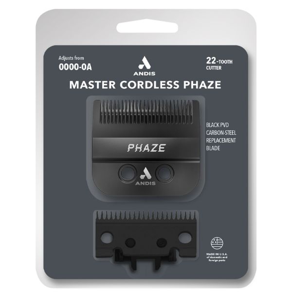 Andis Master Cordless Phaze Replacement Black Blade