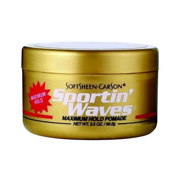 Softeen-Carson Sportin' Waves Max Hold Pomade Gold 3.5oz