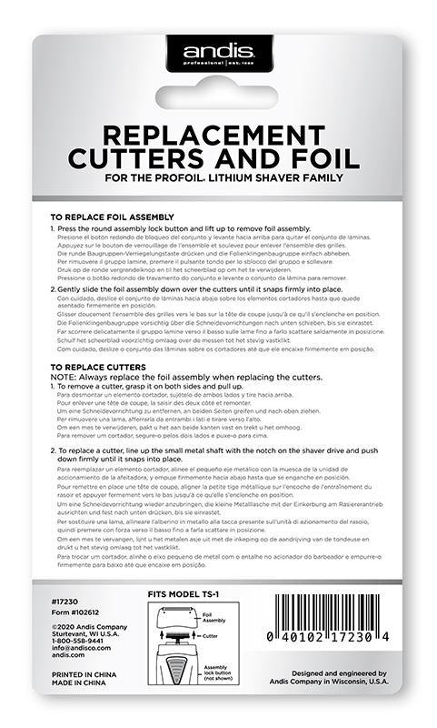 ProFoil Copper Lithium Titanium Foil Assembly and Inner Cutters - Xcluciv Barber Supplier