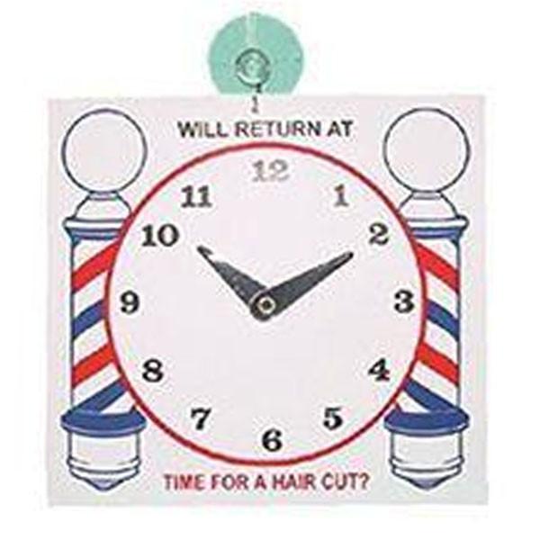 “Will Return” Barber Shop Clock - Xcluciv Barber Supplier