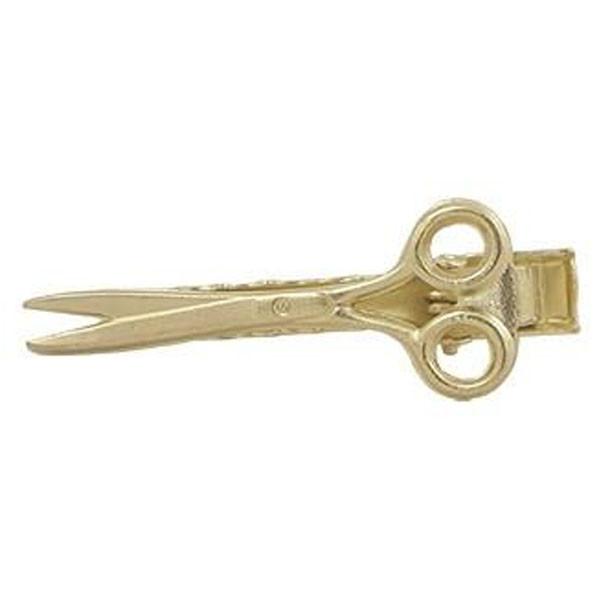 Gold Scissors Lapel Pin - Xcluciv Barber Supplier