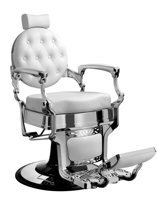 Truman Barber Chair (White) by Berkeley