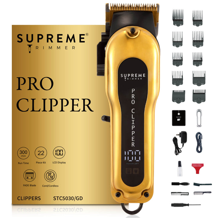 Pro Clipper™ - Hair Clippers & Trimmers - Supreme Trimmer Mens Trimmer Grooming kit 