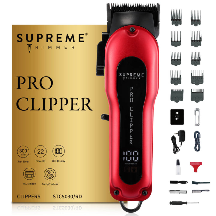 Pro Clipper™ - Hair Clippers & Trimmers - Supreme Trimmer Mens Trimmer Grooming kit 