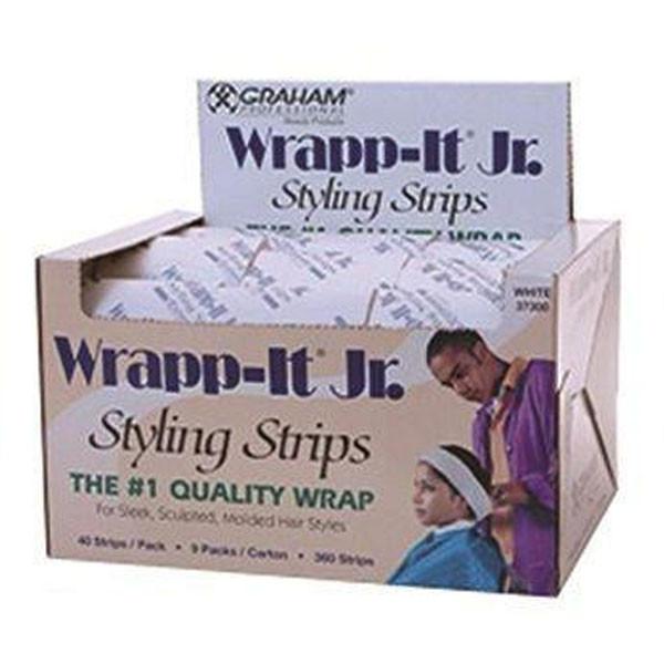 Graham Wrapp-It Jr. White Styling Strips