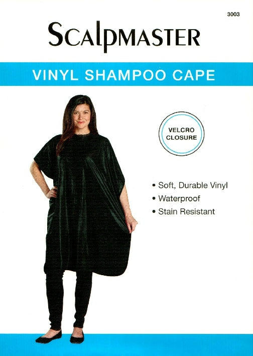 Vinyl Shampoo Cape (Velcro Closure) - Xcluciv Barber Supplier