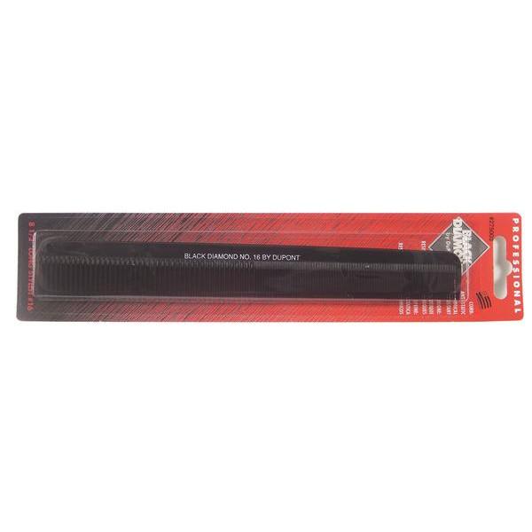 Black Diamond #16 Long Stylist Comb - Xcluciv Barber Supplier
