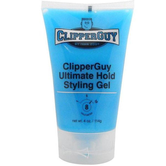 ClipperGuy Ultimate Hold Gel 4oz - Xcluciv Barber Supplier