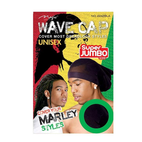 Marley Style Wave Cap Black Super Jumbo - Xcluciv Barber Supplier