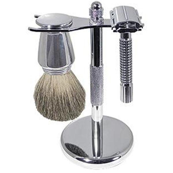 Scalpmaster Chrome Shaving Set - Xcluciv Barber Supplier
