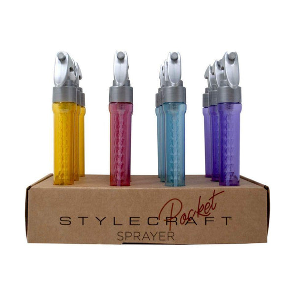 12 Pocket Sprayer with Display Box Multicolor 50ml. - Xcluciv Barber Supplier