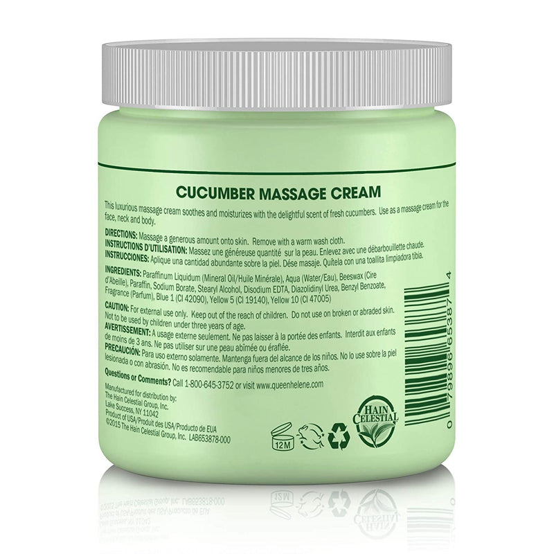 Professional Massage Cream Cucumber 15oz - Xcluciv Barber Supplier