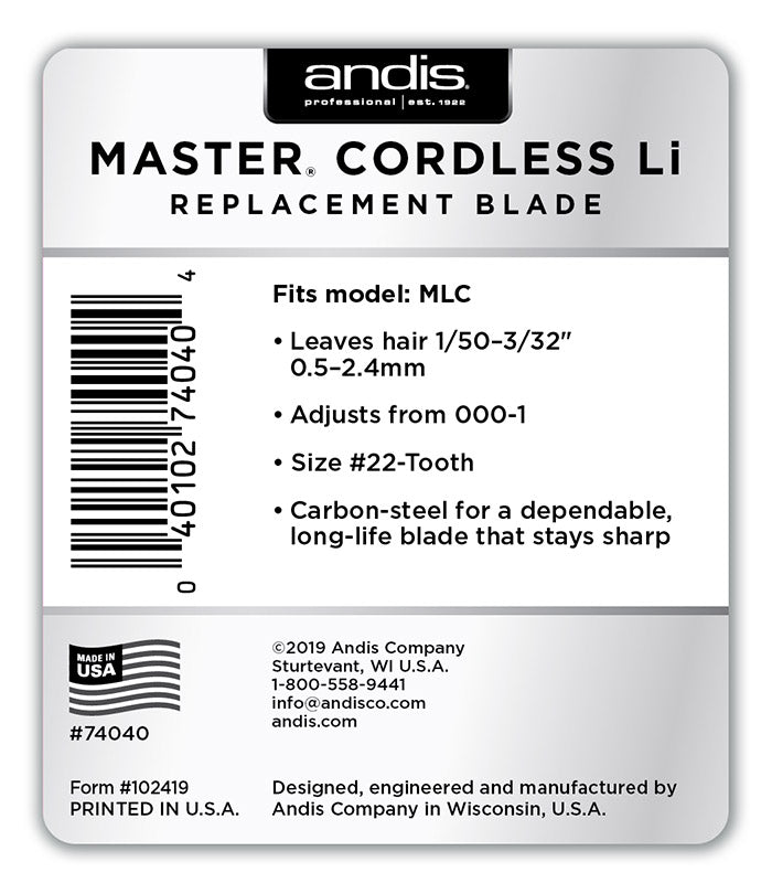 Master Cordless Replacement Blade, Carbon Steel Size 000-1 - Xcluciv Barber Supplier