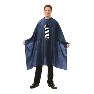 Stylish Blue Black Barber Cape (Preorder)