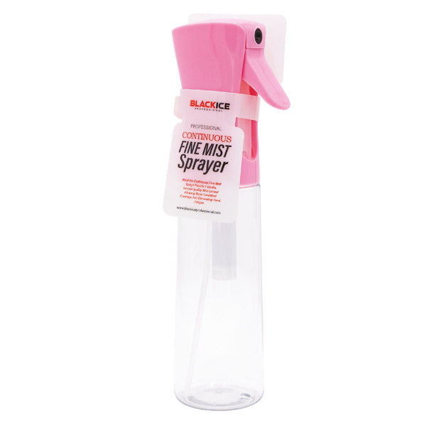 Black Ice Continuous Fine Mist Sray Bottle Pink 10oz