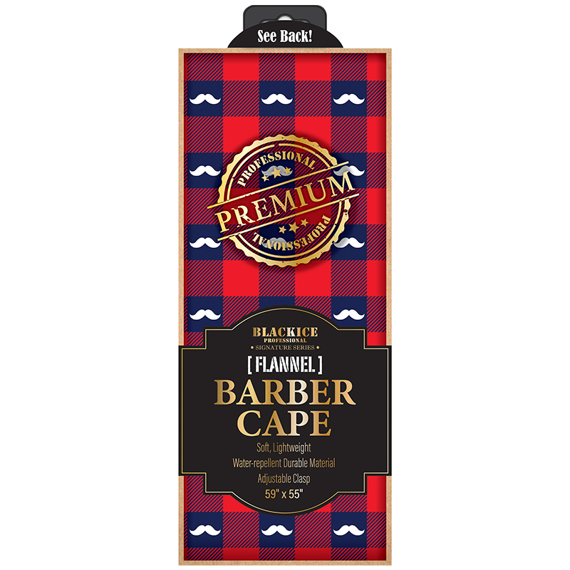 Flannel Premium Barber Cape