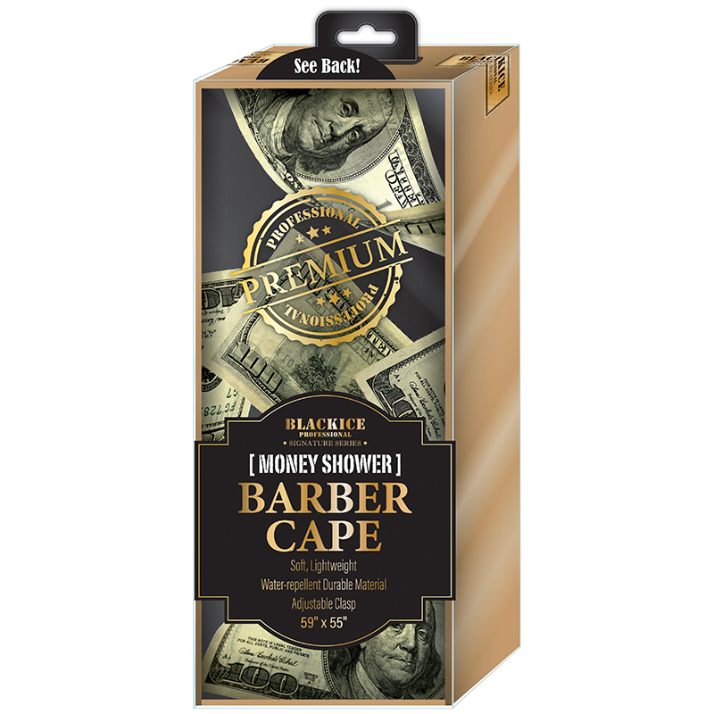 Money Shower Premium barber Cape