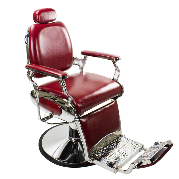 Roosevelt Barber Chair (Crimson) by Berkeley