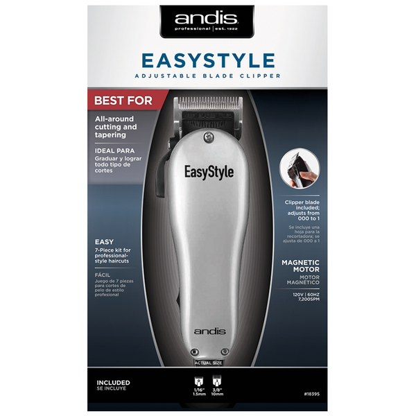 EasyStyle Adjustable Blade Clipper — 7 Piece Kit