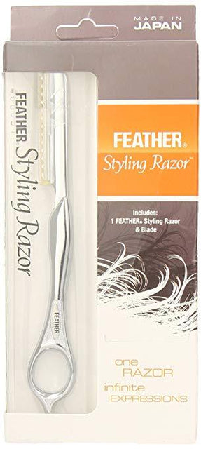 Feather Silver Styling Razors