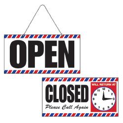 Open/Closed Sign with Clock