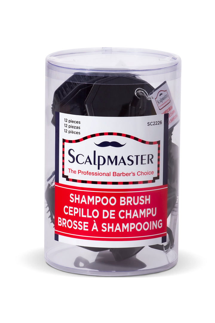 Shampoo Brushes 12ct. Container - Xcluciv Barber Supplier