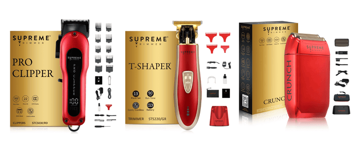 Clipper, Trimmer & Shaver Set - Hair Trimmer, Clipper, and Shaver - Supreme Trimmer Mens Trimmer Grooming kit 