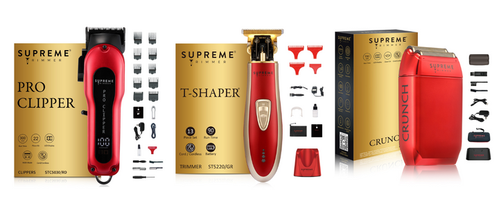 Clipper, Trimmer & Shaver Set - Hair Trimmer, Clipper, and Shaver - Supreme Trimmer Mens Trimmer Grooming kit 
