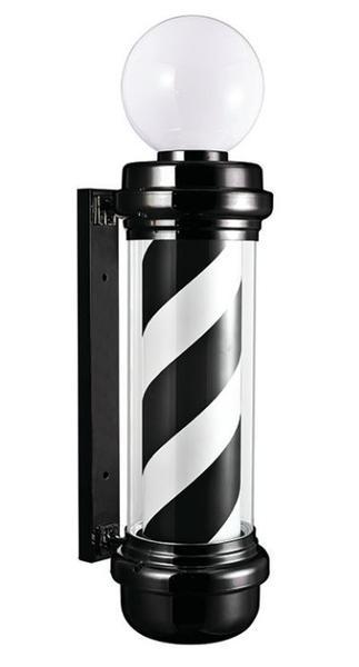 Classic Barber Pole (8" Cylinder) - Xcluciv Barber Supplier
