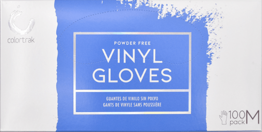 Disposable Powder Free Vinyl Gloves 100pk Clear - Xcluciv Barber Supplier