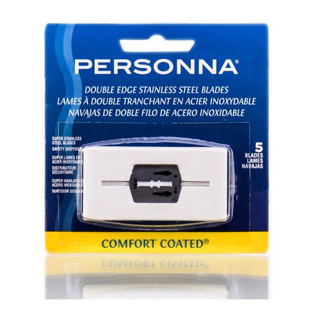 Personna Stainless Double Edge Blades 5 Pack