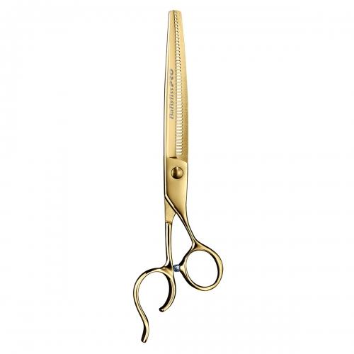 Barberology 7" Gold Thinning Shears - Xcluciv Barber Supplier