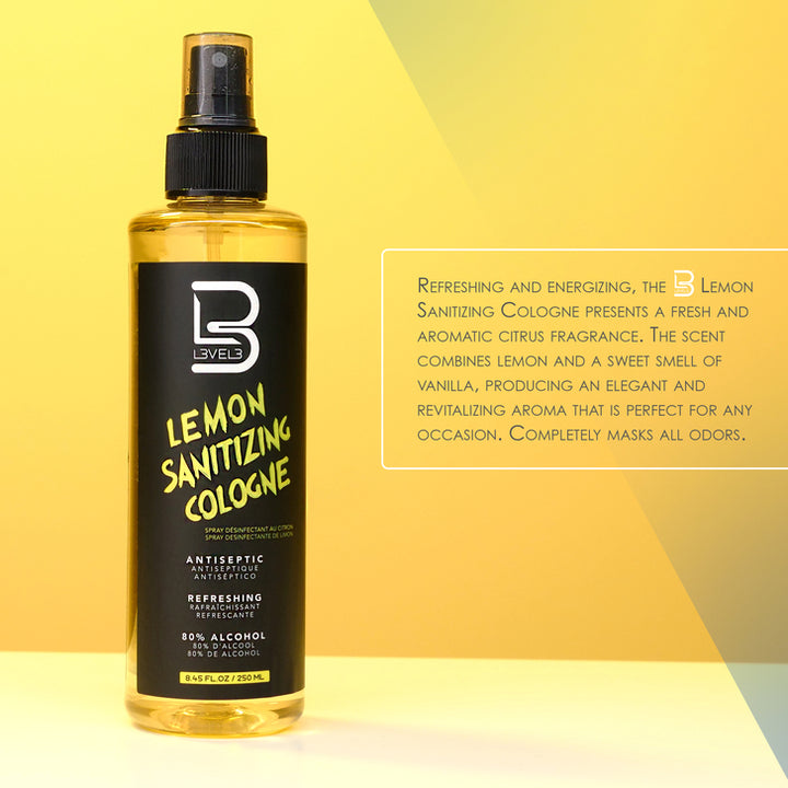 Lemon Desinfecting Cologne 250ml - Xcluciv Barber Supplier