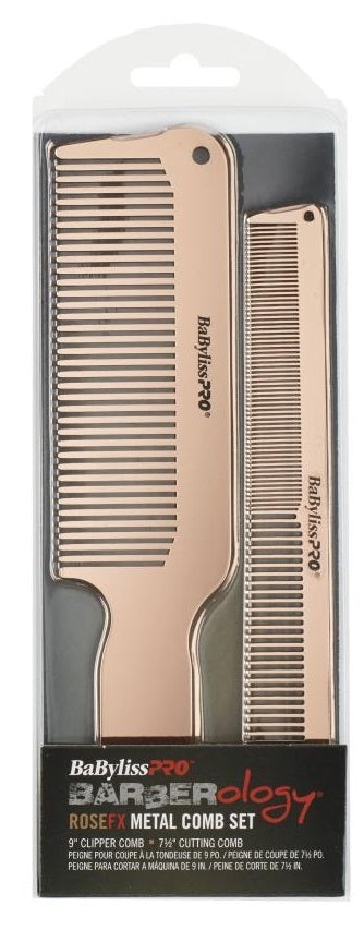 RoseFx Metal Comb Set - Xcluciv Barber Supplier