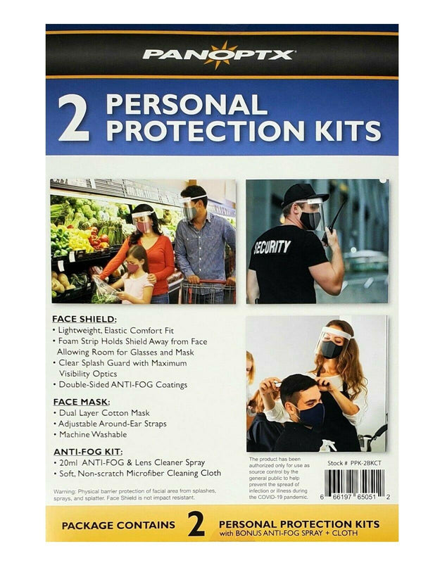 2 Personal Protection Kits - Xcluciv Barber Supplier