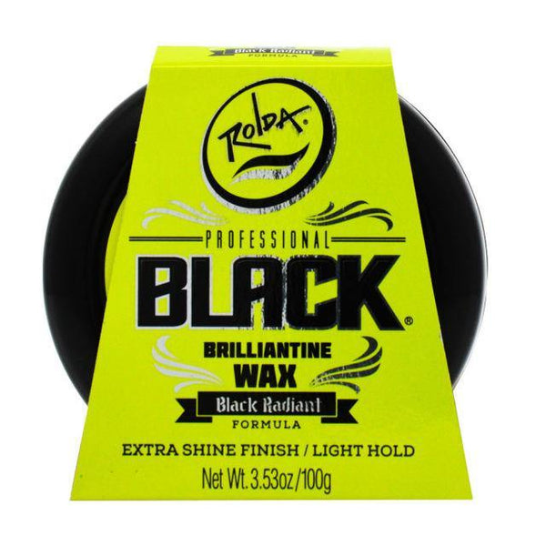 BLACK Brilliantine Wax - Xcluciv Barber Supplier