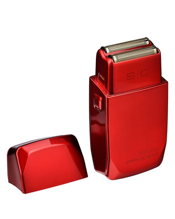 Wireless Prodigy Foil Shaver Shiny Metallic Red - Xcluciv Barber Supplier