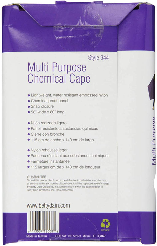 Multi Purpose Chemical Cape - Xcluciv Barber Supplier